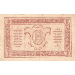 VF 03-04 - 1 franc - Trésorerie aux armées - 1917 - Série D - Etat : TTB