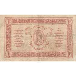 VF 04-10 - 1 franc - Trésorerie aux armées - 1919 - Série W - Etat : TB+