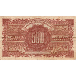 VF 11-01 - 500 francs - Marianne - 1945 - Série 61L - Etat : TB
