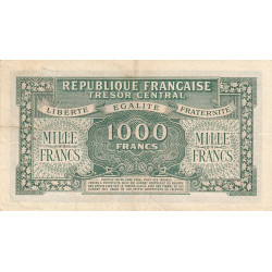 VF 12-01 - 1000 francs - Marianne - 1945 - Série 15A - Etat : TB+