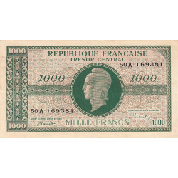 VF 12-01 - 1000 francs - Marianne - 1945 - Série 50A - Etat : TTB