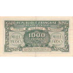 VF 12-01 - 1000 francs - Marianne - 1945 - Série 50A - Etat : TTB