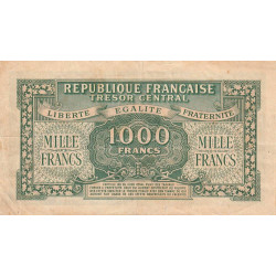 VF 13-01 - 1000 francs - Marianne - 1945 - Série 02D - Etat : TB+