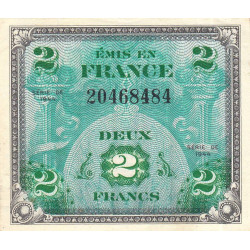 VF 16-01 - 2 francs - Drapeau - 1944 - Sans série - Etat : TTB+