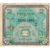 VF 16-02 - 2 francs - Drapeau - 1944 - Série 2 - Etat : B+