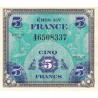VF 17-01 - 5 francs - Drapeau - 1944 - Sans série - Etat : pr.NEUF
