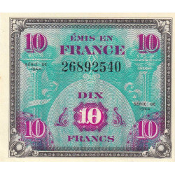 VF 18-01 - 10 francs - Drapeau - 1944 - Sans série - Etat : pr.NEUF