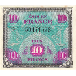 VF 18-01 - 10 francs - Drapeau - 1944 - Etat : SUP