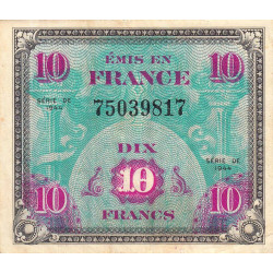 VF 18-01 - 10 francs - Drapeau - 1944 - Sans série - Etat : TB+