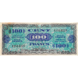 VF 20-01 - 100 francs - Drapeau - 1944 - Etat : TB+