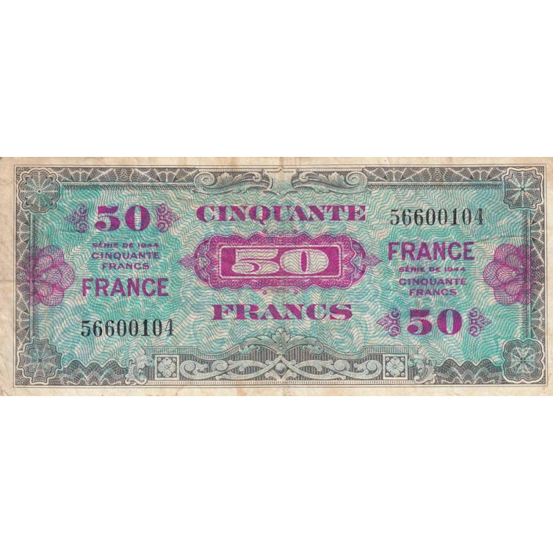 VF 24-01 - 50 francs - France - 1944 (1945) - Sans série - Etat : TB-