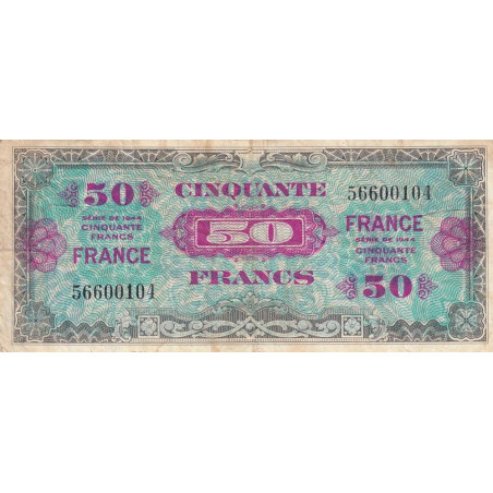 VF 24-01 - 50 francs - France - 1944 (1945) - Sans série - Etat : TB-