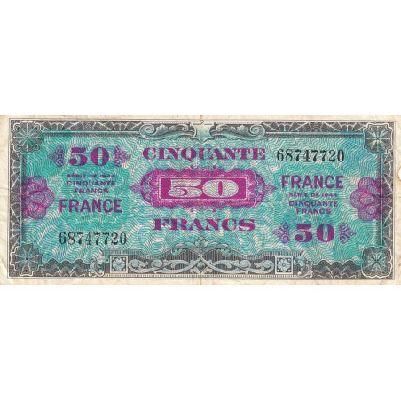 VF 24-01 - 50 francs - France - 1944 (1945) - Sans série - Etat : TB-