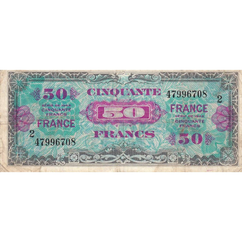 VF 24-02 - 50 francs - France - 1944 (1945) - Série 2 - Etat : TB