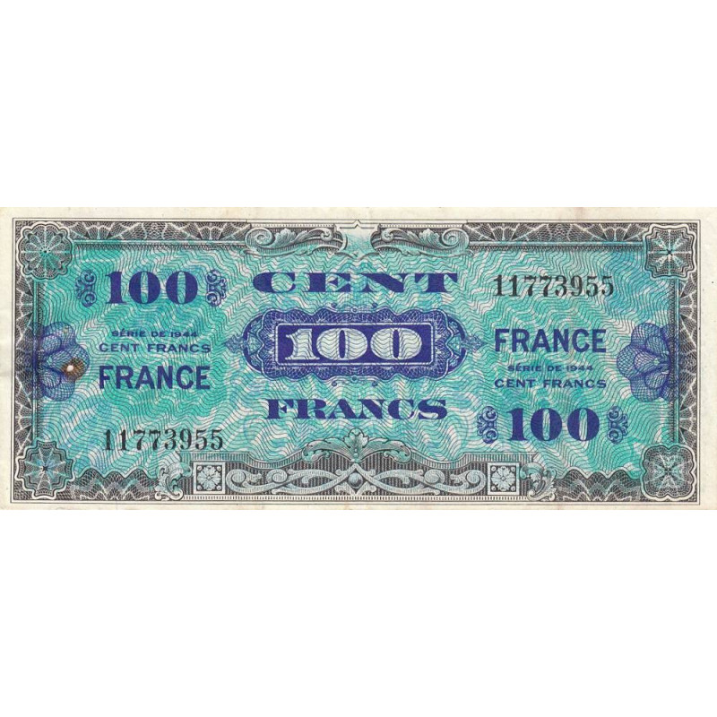 VF 25-01 - 100 francs - France - 1944 (1945) - Sans série - Etat : TTB