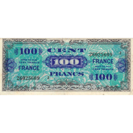 VF 25-02 - 100 francs - France - 1944 (1945) - Série 2 - Etat : TTB