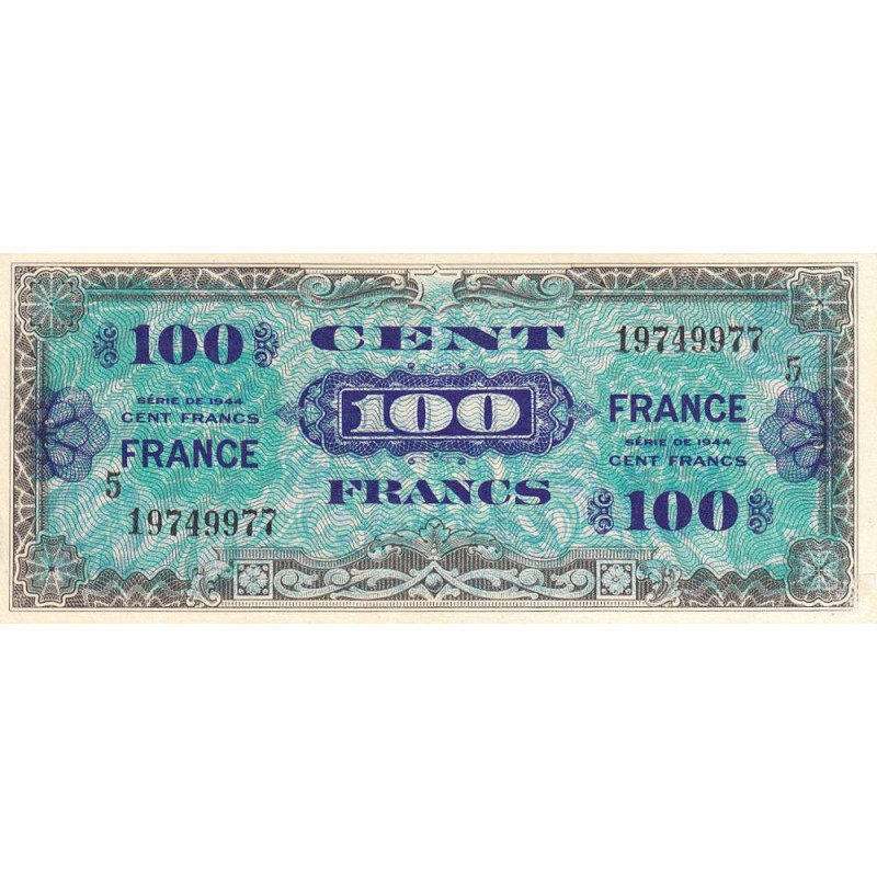 VF 25-05 - 100 francs - France - 1944 (1945) - Série 5 - Etat : TTB+