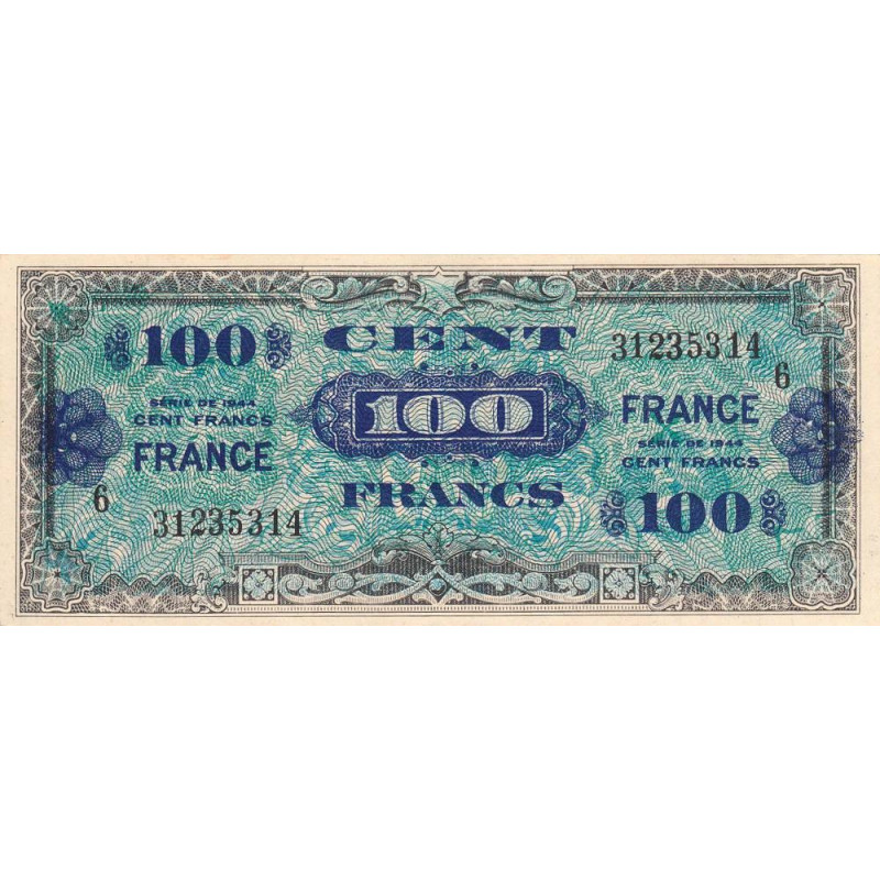 VF 25-06 - 100 francs - France - 1944 (1945) - Série 6 - Etat : SUP