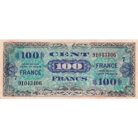 VF 25-07 - 100 francs - France - 1944 (1945) - Série 7 - Etat : TB+
