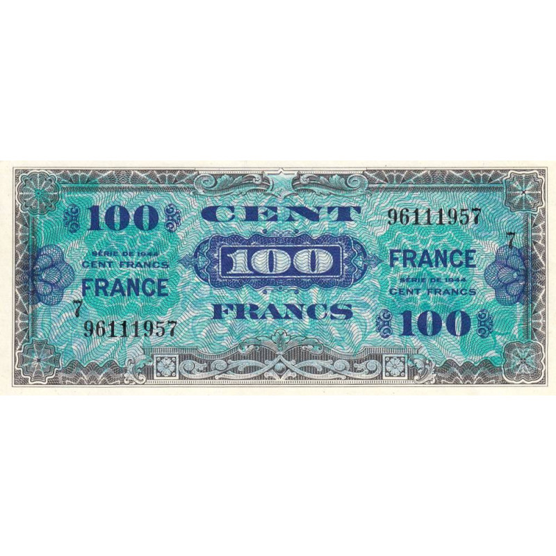 VF 25-07 - 100 francs - France - 1944 (1945) - Série 7 - Etat : SPL