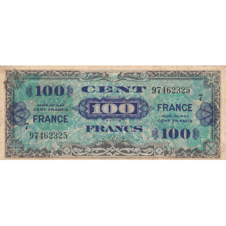 VF 25-07 - 100 francs - France - 1944 (1945) - Série 7 - Etat : TB