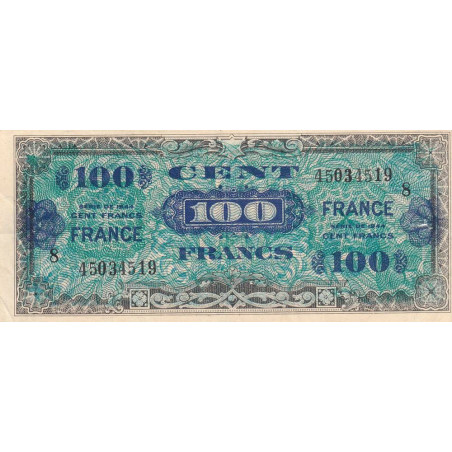 VF 25-08 - 100 francs - France - 1944 (1945) - Série 8 - Etat : TTB-