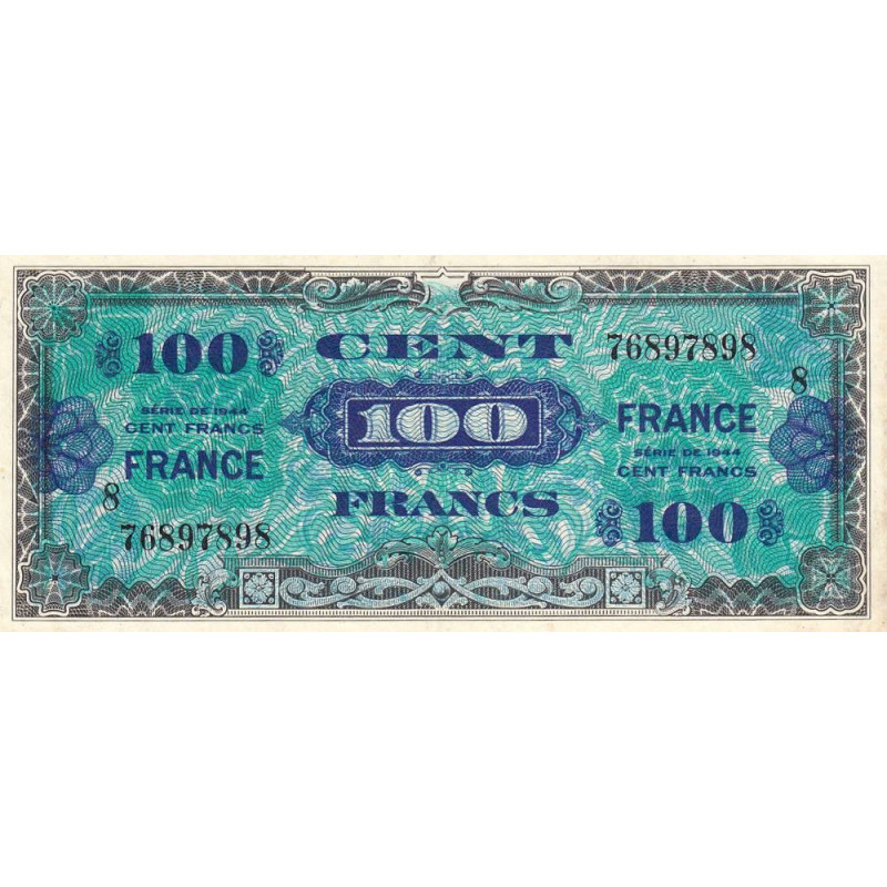 VF 25-08 - 100 francs - France - 1944 (1945) - Série 8 - Etat : SUP+