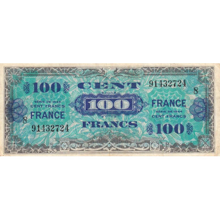 VF 25-08 - 100 francs - France - 1944 (1945) - Série 8 - Etat : TTB-