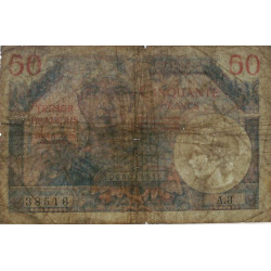 VF 31-03 - 50 francs - Trésor français - Territoires occupés - 1947 - Série A.3 - Etat : B+
