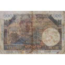 VF 37-01 - 5 nouv. francs / 500 francs - Trésor public - 1960 - Série F.1 - Etat : TB-