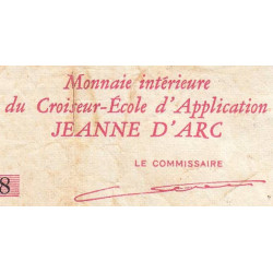 Croiseur-Ecole "Jeanne d'Arc" - 10 francs - 1947 - Etat : TB+