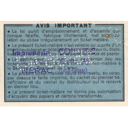 1 kg Impression et Ecriture - 15/08/1943 - AFNOR II - Série CA - Etat : TTB