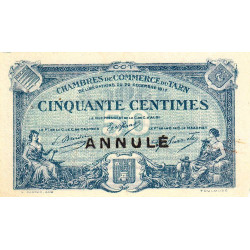 Albi, Castres, Mazamet (Tarn) - Pirot 5-10 - 50 centimes - 22/12/1917 - Annulé - Etat : SUP