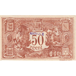 Auch (Gers) - Pirot 15-13a - 50 centimes - Série K - 17/01/1918 - Annulé - Etat : SUP