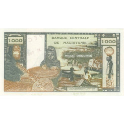 Mauritanie - Pick 3s - 1'000 ouguiya - Série O 000 - 20/06/1973 - Spécimen - Etat : NEUF
