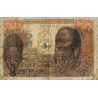 Mauritanie - Pick 501Eb - 100 francs - Série G.107 - 20/03/1961 - Etat : B-