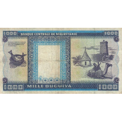 Mauritanie - Pick 7f - 1'000 ouguiya - Série R 023 - 28/11/1993 - Etat : TB