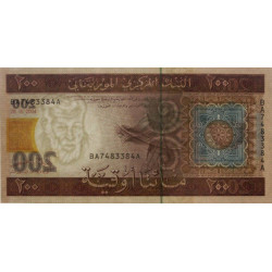 Mauritanie - Pick 11a - 200 ouguiya - Série BA A - 28/11/2004 - Etat : NEUF