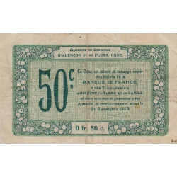 Alençon & Flers (Orne) - Pirot 6-43 - 50 centimes - Série 5S1 - 10/08/1915 - Etat : SUP