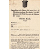 Côte d'Or - Beaune - Louis XV - Imposition des 2 sols pour livre 1752 - Etat : TTB+