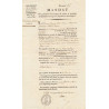 Moselle - Metz - Consulat - 1800 - Mandat de paiement d'arrérage de rentes - Etat : SUP+ à SPL