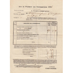 Duché de Savoie - Samoens - Contributions 1856 - 2 livres - Etat : TTB+