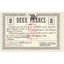Amiens - Pirot 7-53 - 2 francs - 1920 - Etat : NEUF