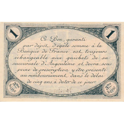 Angoulême - Pirot 9-16 - 1 franc - 3ème série - 15/01/1915 - Etat : SUP