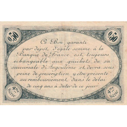 Angoulême - Pirot 9-20 - 50 centimes - 4ème série - 15/01/1915 - Etat : TTB-