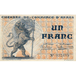 Arras - Pirot 13-5 - 1 franc - Sans date - Etat : SUP