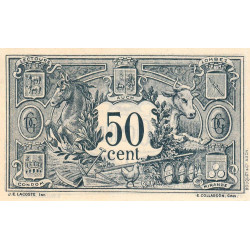 Auch (Gers) - Pirot 15-1 - 50 centimes - Série D - 18/11/1914 - Etat : NEUF