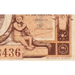 Aurillac (Cantal) - Pirot 16-7 - 50 centimes - Série F - 1915 - Etat : TB