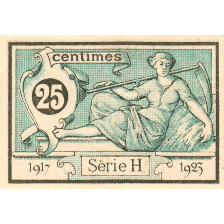 Aurillac (Cantal) - Pirot 16-11a-H - 25 centimes