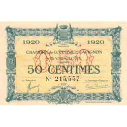 Avignon - Pirot 18-22 - 50 centimes - 1920 - Etat : NEUF